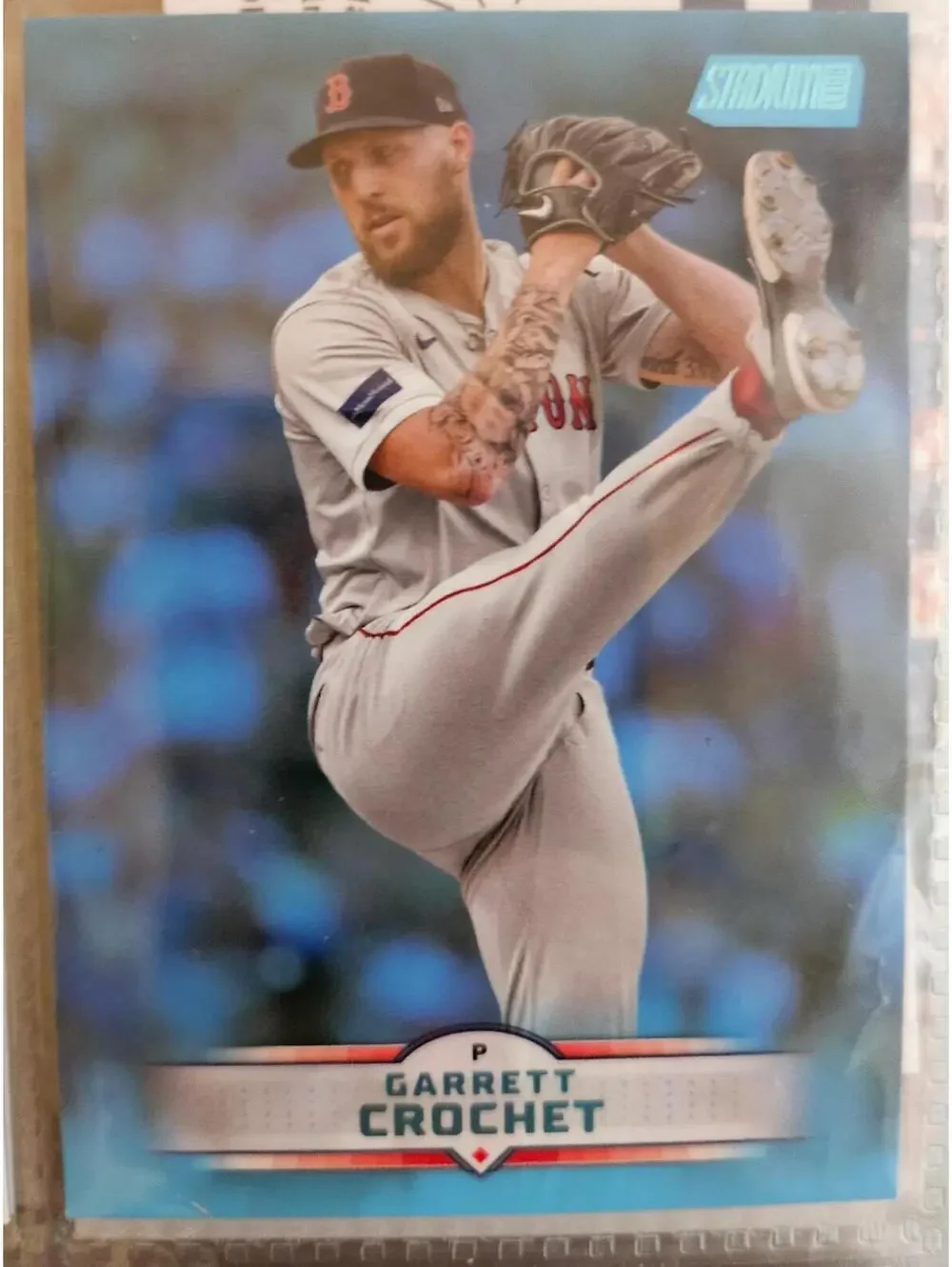 2025 Stadium Club Light Blue Foil #18 Garrett Crochet Boston Red Sox
